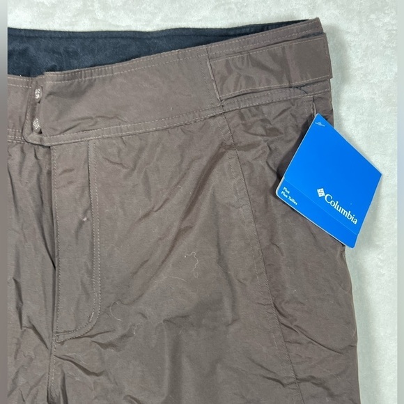 NWT 1X Columbia Lilly Snow Glimmer Brown OmniShield Lined Fleece Snow Pants Warm - Picture 4 of 14